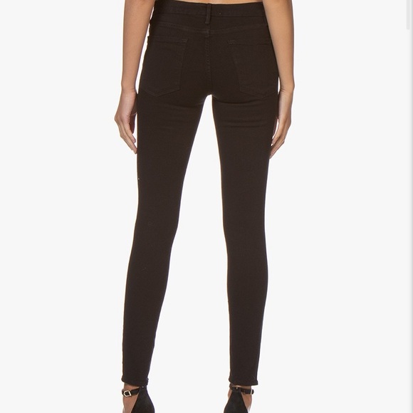 FRAME Le Skinny de Jeanne Ripped Skinny Jeans - Picture 2 of 14